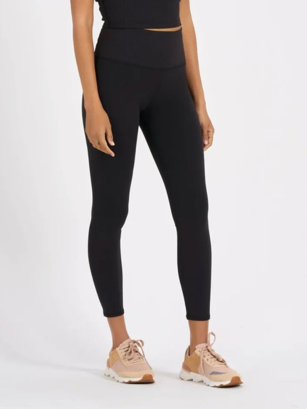 Vuori Women's Rib Studio Legging Black Size S